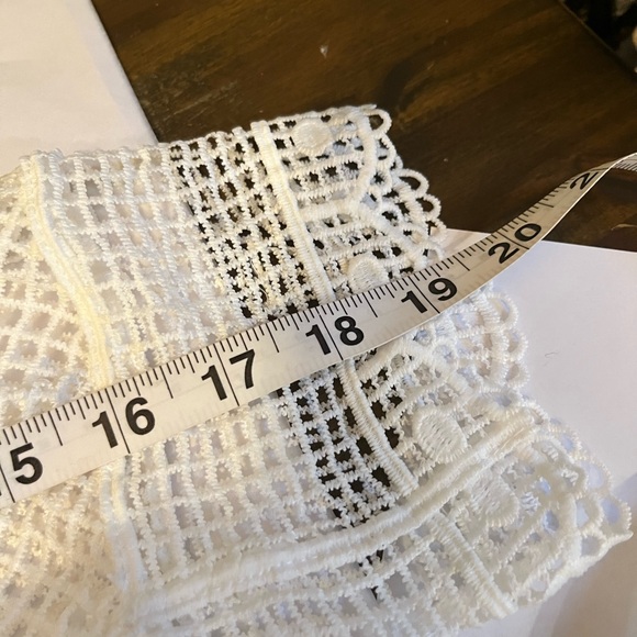 FARM Rio Cream Lace Button-Down Blouse - Picture 10 of 13